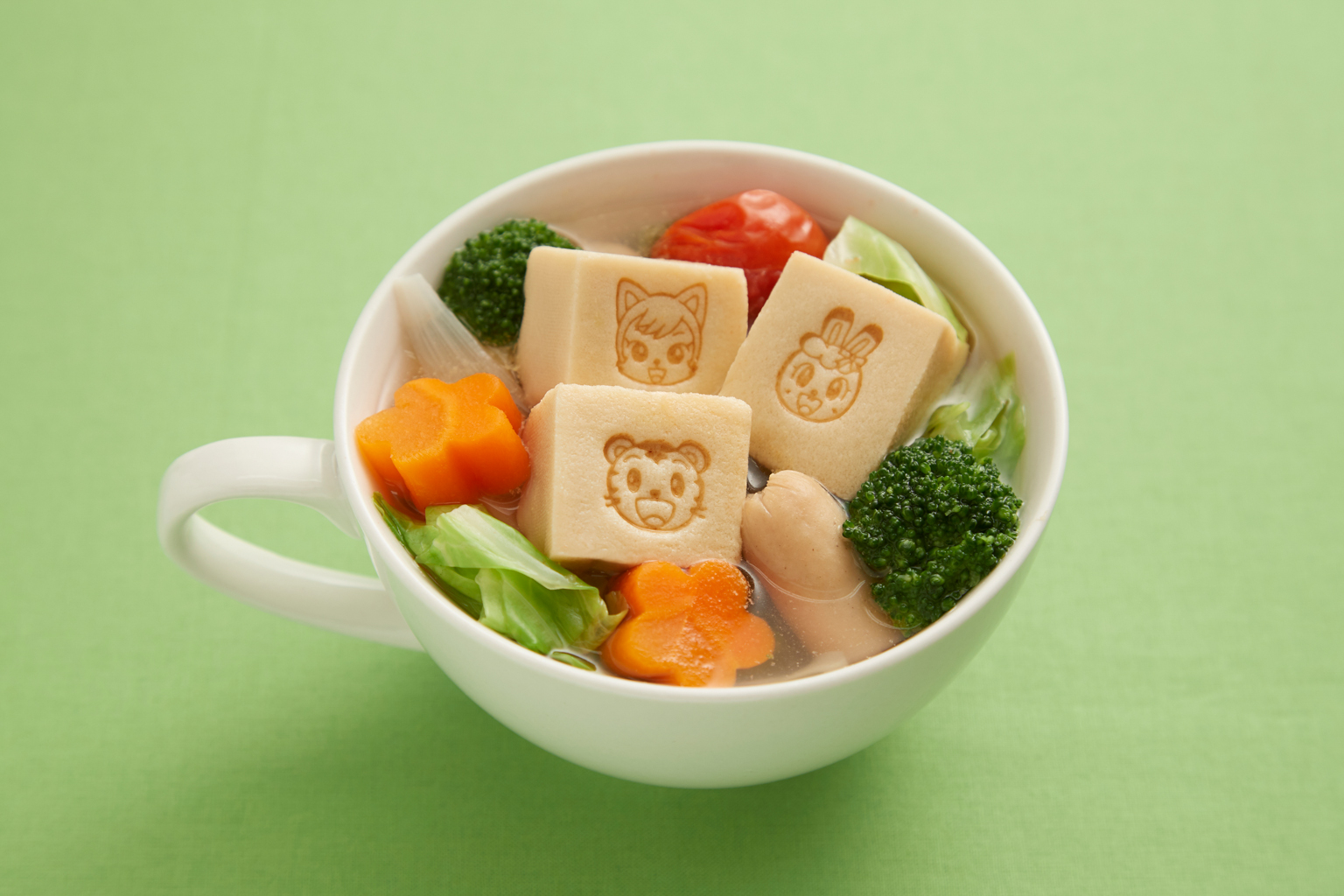 新発売「しまじろうのなかよしこうや豆腐」 | 旭松食品
