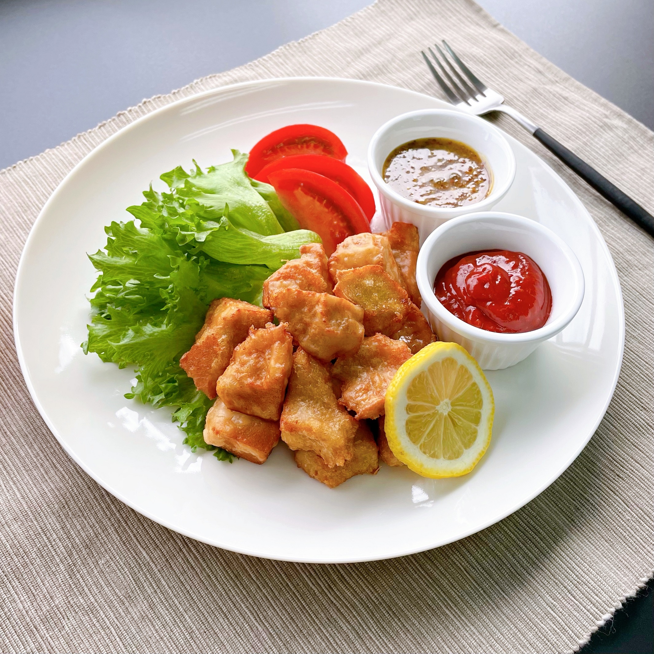 カリッとヘルシー 高野豆腐のモチコチキン風 旭松食品 カリッとヘルシー 高野豆腐のモチコチキン風 旭松食品