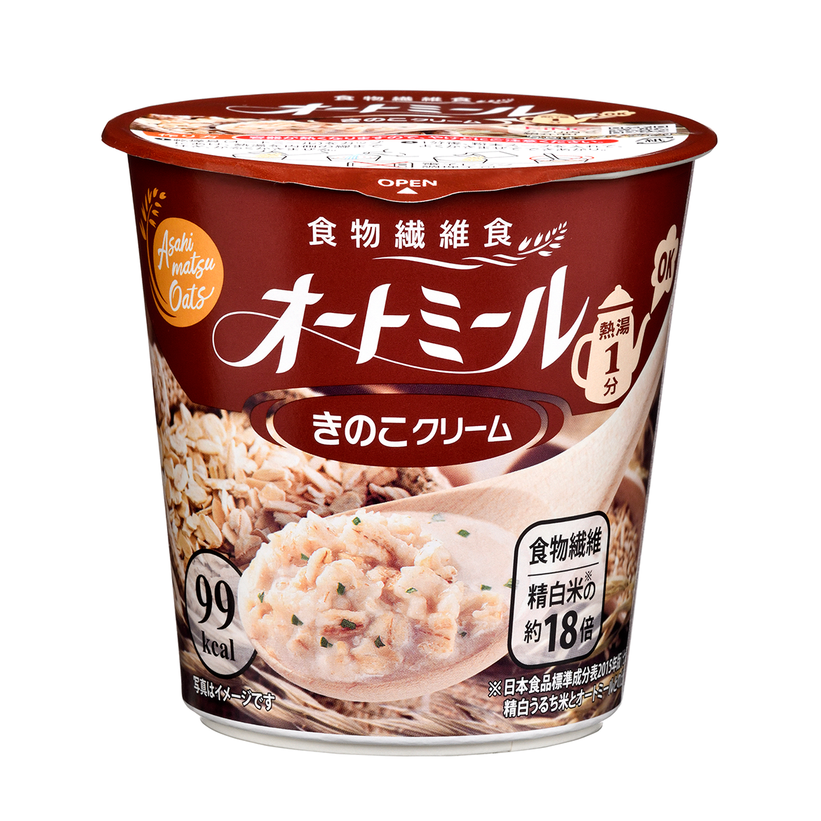 オートミール きのこクリーム 旭松食品