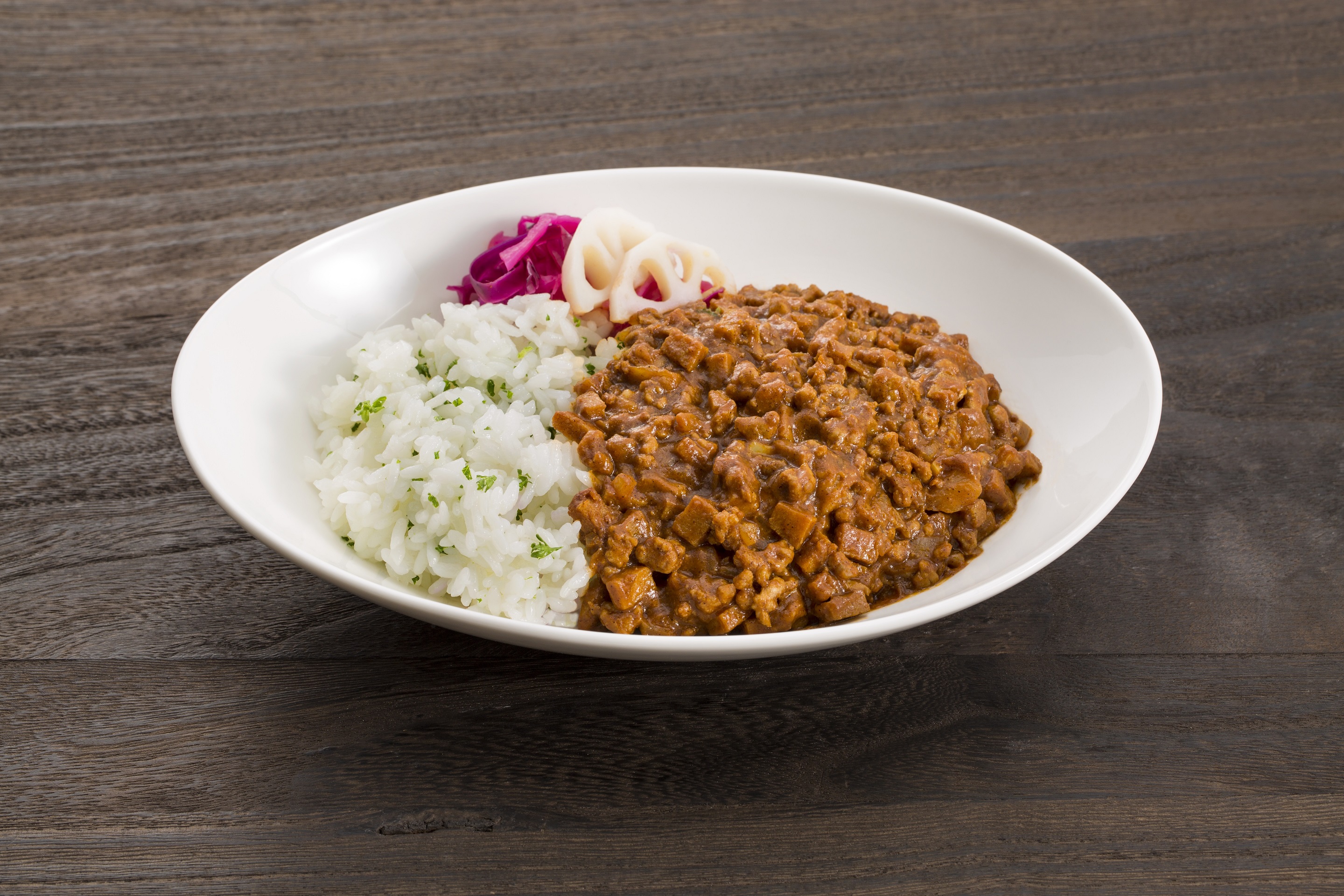 ひき肉と高野豆腐のキーマカレー 旭松食品