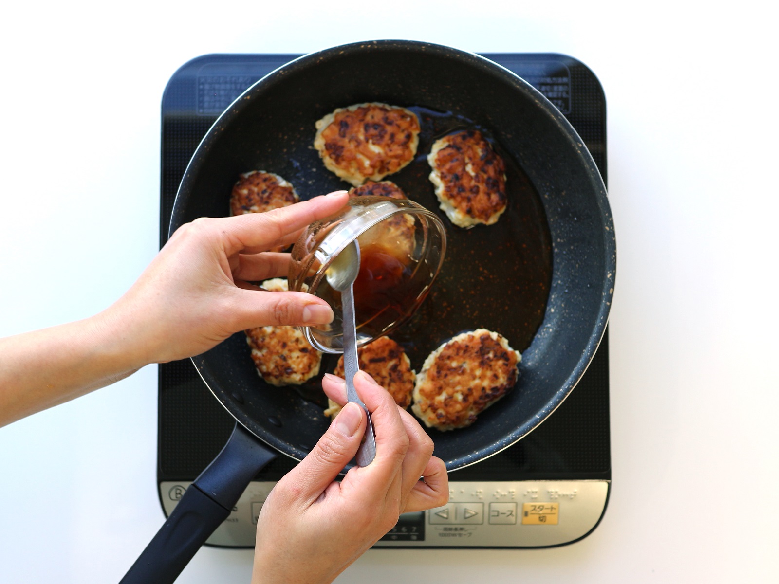 高野豆腐入り鶏つくねの照り焼き 旭松食品