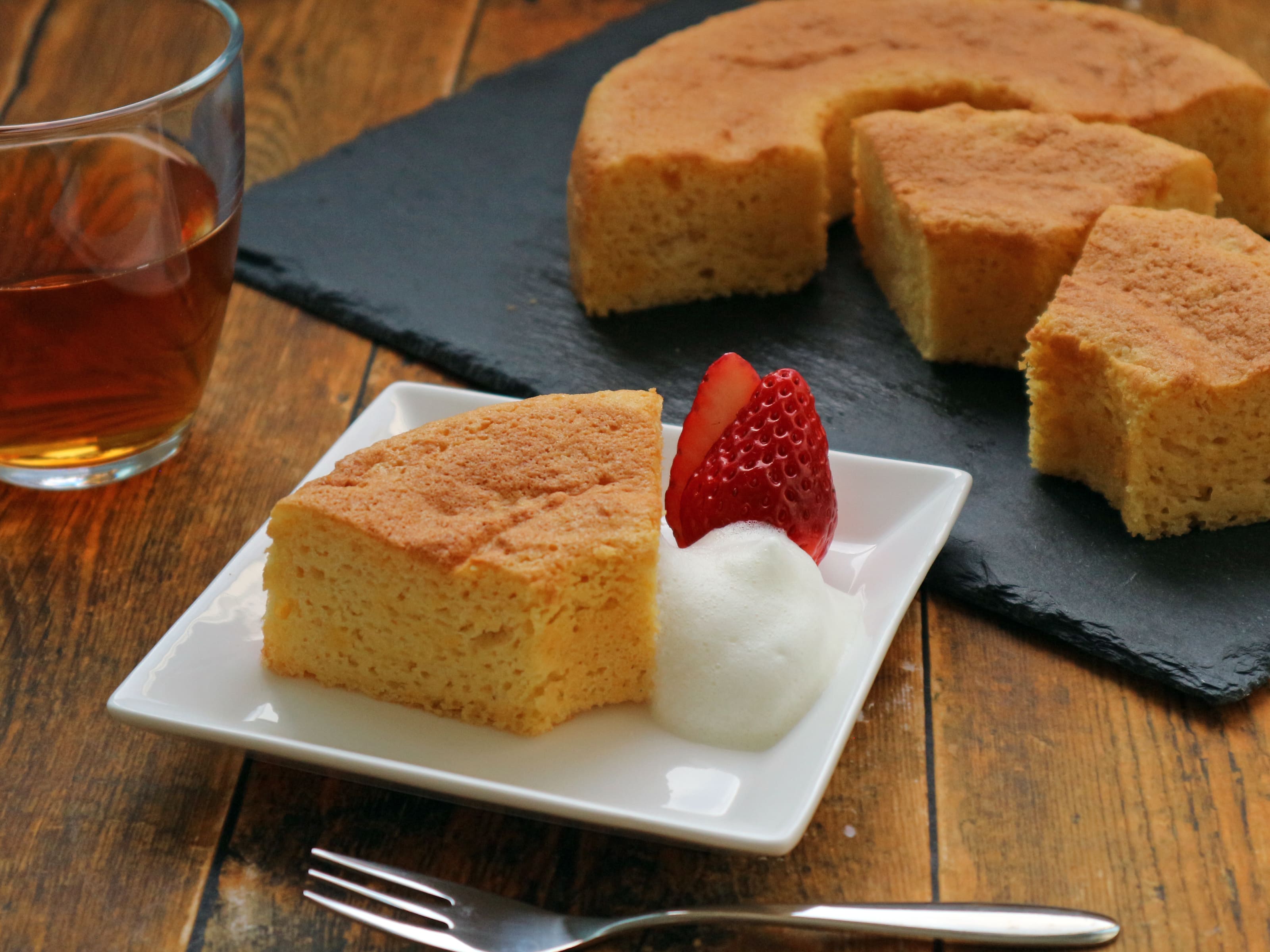 粉豆腐のシフォンケーキ 旭松食品